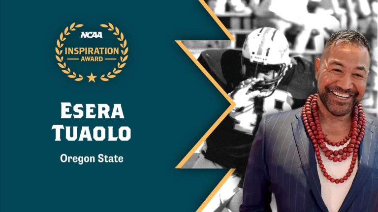 NCAA Inspiration Award Winner Esera Tuaolo